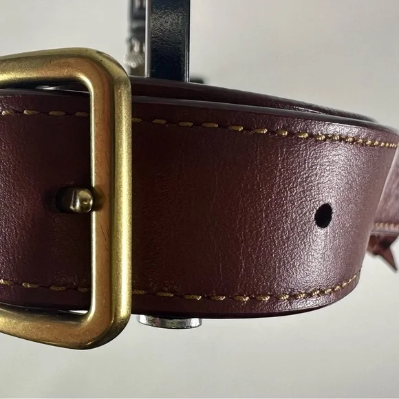 Pre-Owned Women’s Coach Chaise Signature Canvas Sling Contrast Trim Leather Bag - Picture 10 of 14